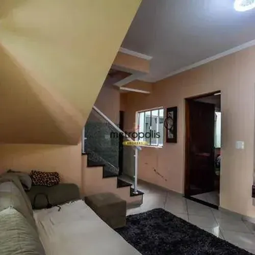 Casa com 3 dormitórios à venda, 170 m² por R$ 590.000,00 - Vila Humaitá - Santo André/SP