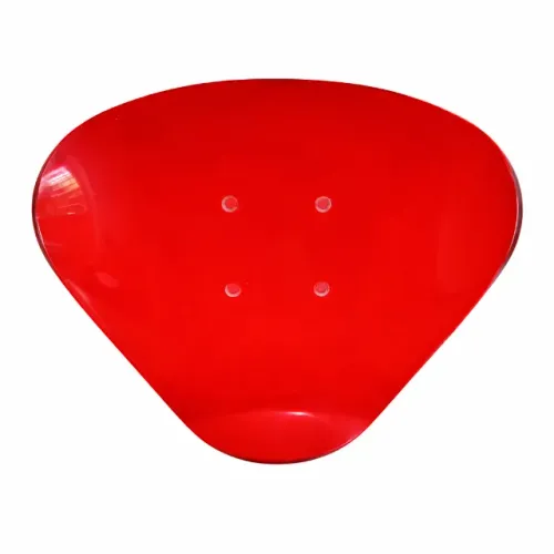 Assento para Banqueta Alta de Cozinha em Acrílico Vermelho