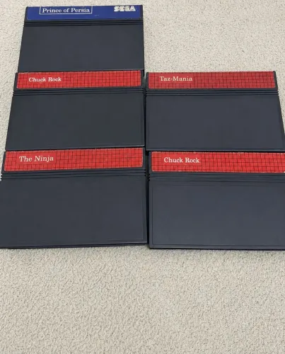 Lote de 5 Jogos Master System 