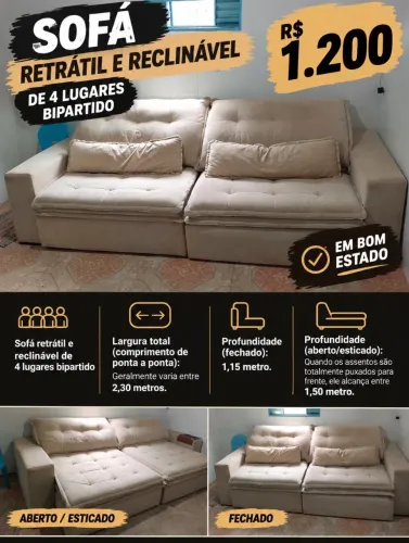 Vende-se sofá
