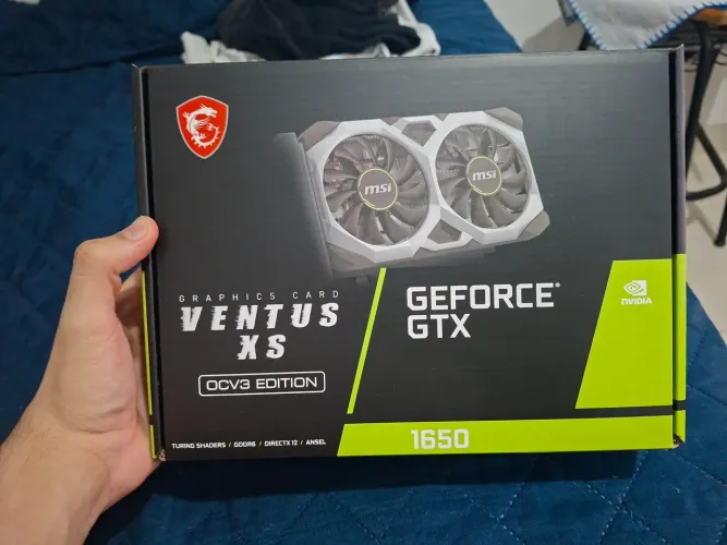 Placa de Vídeo GTX 1650 GDDR6 4GB ? Semi-nova, sem detalhes