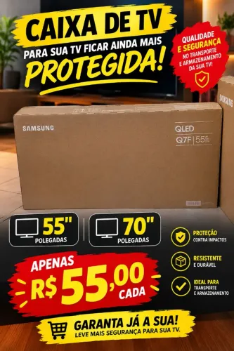Caixas TV 55" e 70"