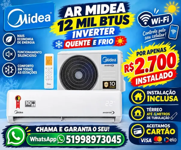 *AR CONDICIONADO NOVO