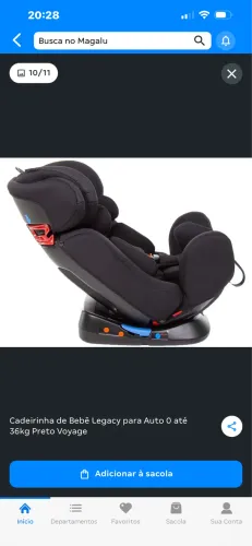 Cadeirinha para auto Legacy Voyage