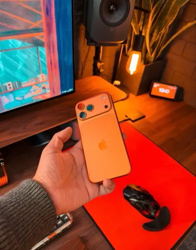 iPhone 17 Pro Max 256GB Laranja - Novo, Lacrado