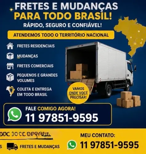 ? CARRETO & MUDANÇAS PARA TODO BRASIL