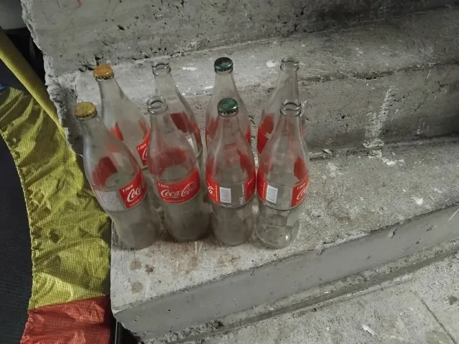 Garrafas Retornável coca cola 1 litro 