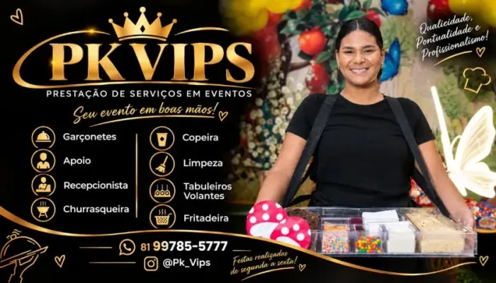 Pk vips (Garçons e tabuleiros)