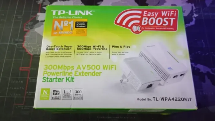 Repetidor TP-Link Powerline Extender Wifi 300Mbps AV500