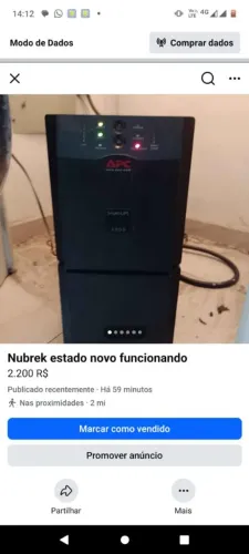 Nobreak apc smart 3000