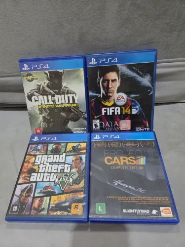 Jogos PS4 - Lote de jogos