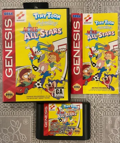 Jogo Mega Drive - Tiny Toon ACME All Stars CIB