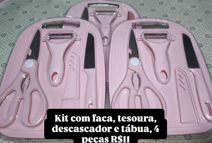 Kit 4 peças para cozinha
