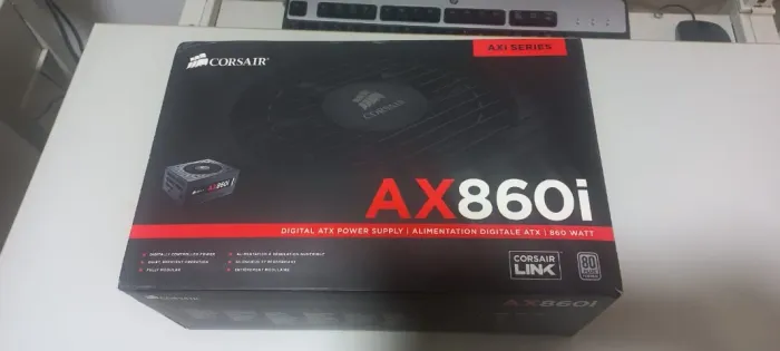 Fonte Corsair Modular Ax860i - NUNCA USADA
