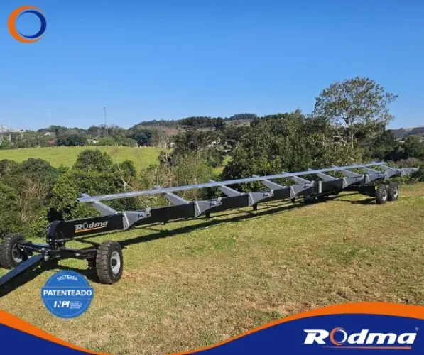 Carreta 3 (três) eixos para Plataforma Soja Caracol Drapper e milho