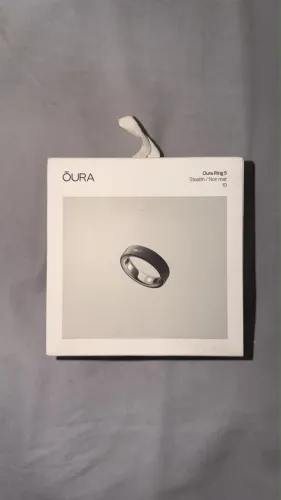 Oura Ring 5 - TAM 10 - Cor Preta