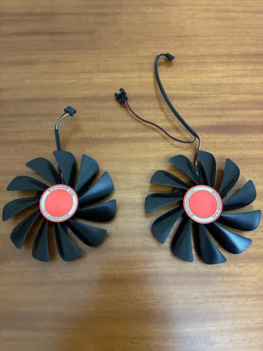 Kit 2 Ventoinhas XFX para Placa de Vídeo RX - 95mm
