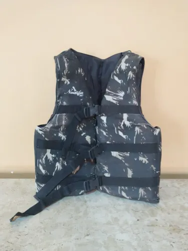 Colete Salva Vidas Nautilus 80 kg Pesca e Caiaque Camuflado
