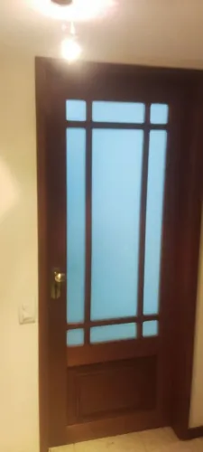 Porta de Madeira com vidro