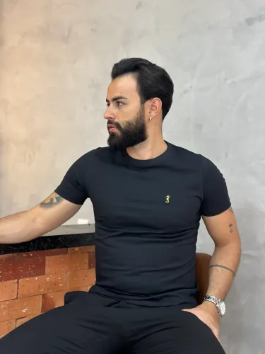 Camiseta Masculina Premium Marinho For Men - Bordada