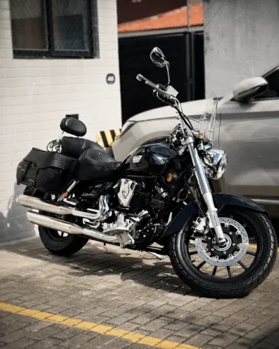 Shineray Denver 250 2026 | Revisada na autorizada + Comfort + Sissy Bar + Alforges + Bolha