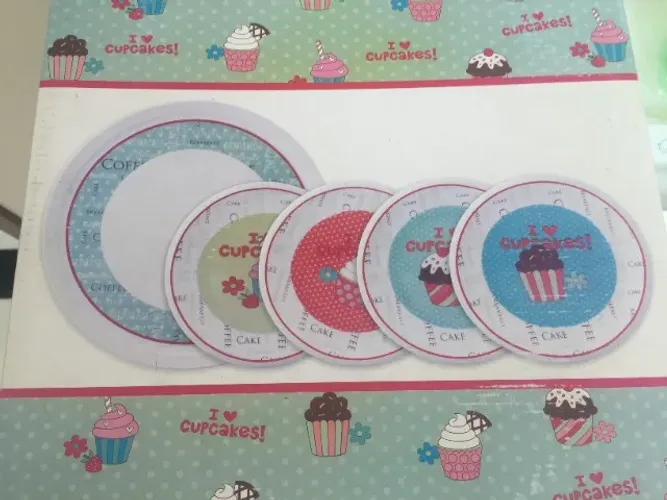 Conjunto temático para bolo de porcelana - NOVO