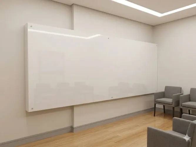 Quadro Branco Grande 3,00 x 1,20 - Reforçado em Madeira