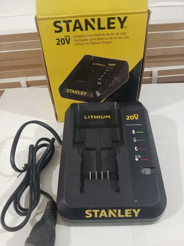 Vendo carregador de bateria da marca stanley 20v