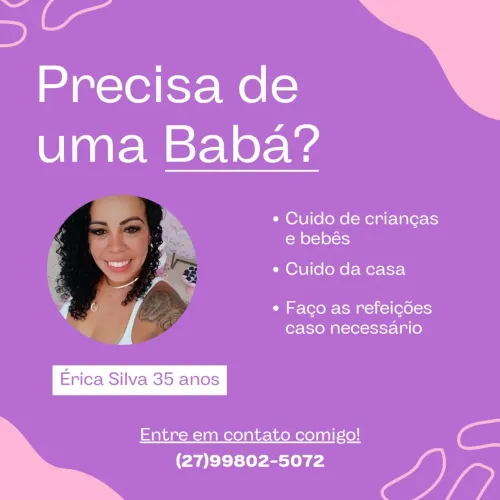 Ofereço-me como babá
