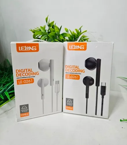 Fone de ouvido Tipo C.