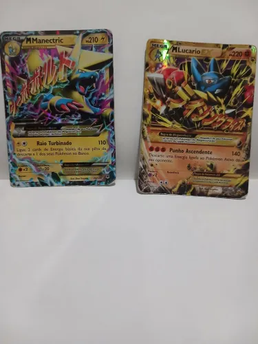 Pokemon M Lucario EX e M Manectric-EX