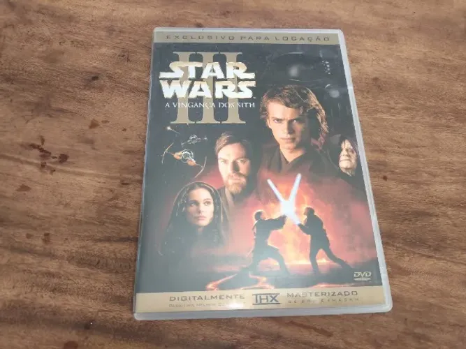 DVD Star Wars - Revenge of the Sith -Edição de Locadora