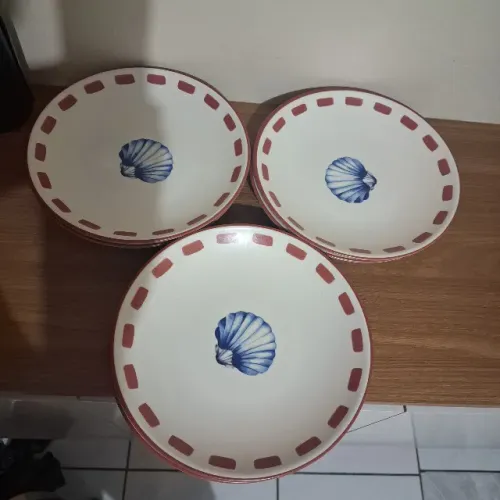 Alleanza Conjunto C/ 6 Prato Grande Fundo Coup Caribe 25cm