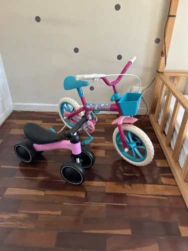 Bicicleta Infantil Verden Aro 12 + Quadriciclo Buba ? Conjunto Menina
