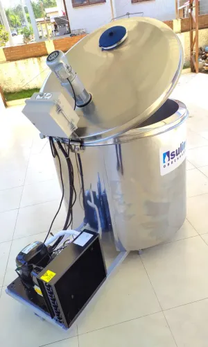 Tina Refrigerada Tanque 500  Litros Inox para Açaí, Sorvetes e Gelatos Leite Agua de coco 