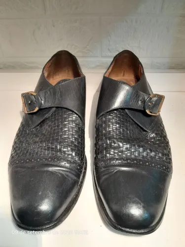 Sapato masculino couro preto