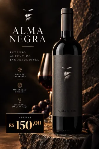 Vinho Argentino Alma Negra