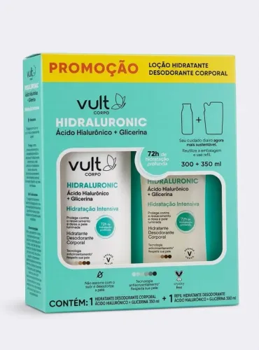 Loção corporal hidratante.