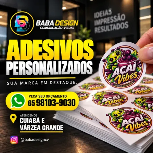 Adesivos Personalizados em Cuiabá e Várzea Grande