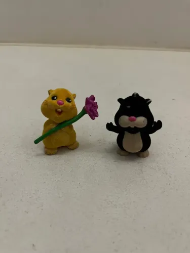 Pets para coleções ou Polly- dois hamsters felpudos
