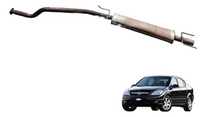 Silencioso Intermediario Escapamento Vectra Sedan 2006 2011