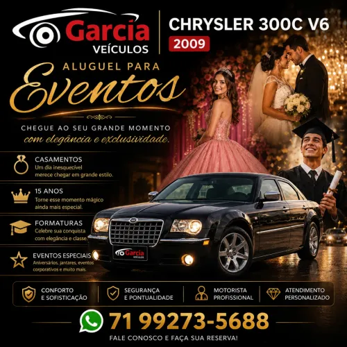 Aluguel de veículo para 15 anos, formandos, casamentos e outros eventos.
