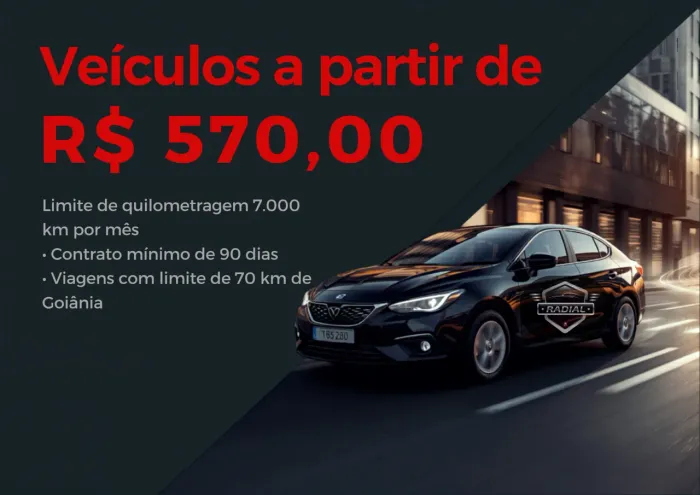 ALUGUEL DE VEÍCULOS PARA MOTORISTAS DE APP