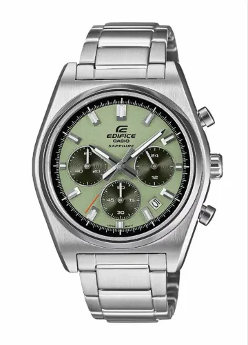 Relógio Casio Edifice Safira Verde Novo