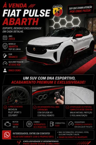 Fiat Pulse Abarth 1.3 Turbo 16V Flex Aut. 2023