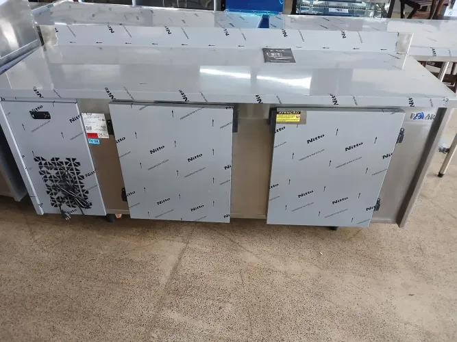 Balcão de Serviço Refrigerado Inox 2 Metros 2 Portas Polar BFEI200