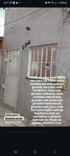Casa em cima em baixo