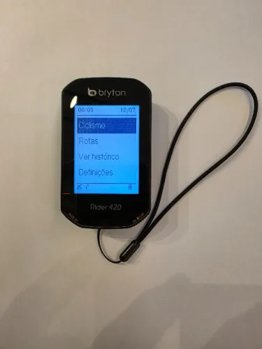 GPS Ciclismo Bryton Rider 420 Impecável Pouquíssimo Uso