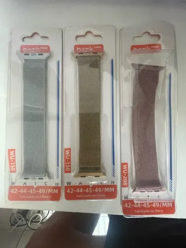 PULSEIRA PARA SMARTWATCH MAGNÉTICA METAL