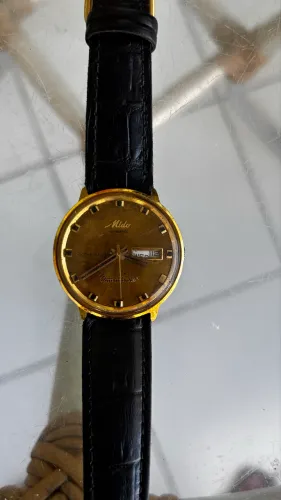 Mido Commander Ocean Star Datoday Automático Dourado.